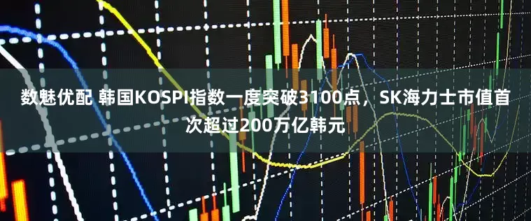 数魅优配 韩国KOSPI指数一度突破3100点，SK海力士市值首次超过200万亿韩元