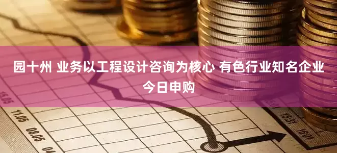 园十州 业务以工程设计咨询为核心 有色行业知名企业今日申购