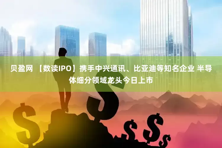 贝盈网 【数读IPO】携手中兴通讯、比亚迪等知名企业 半导体细分领域龙头今日上市